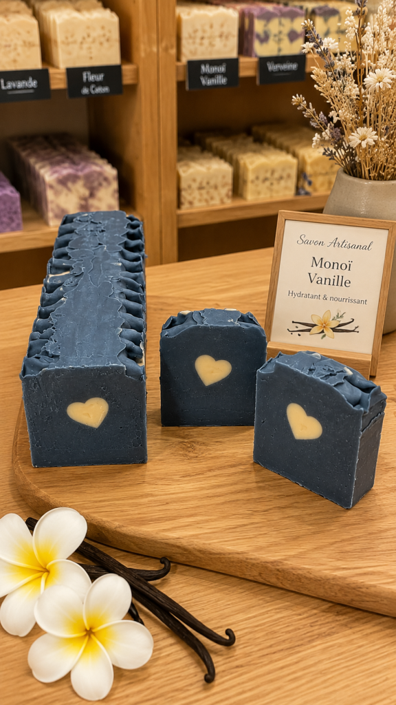 Savon Cœur Monoï Vanille – Édition Spéciale